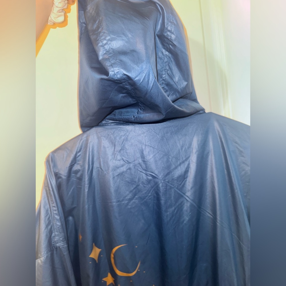 Disney Navy Jasmine Hooded Rain Coat - Picture 7 of 7